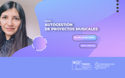 Curso “Autogestión de proyectos musicales” por Camila Valdés