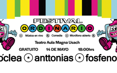 Festival Ordinario: Alianza entre CCUsach y estudiantes de Periodismo Usach une música en vivo, comedia y participación estudiantil