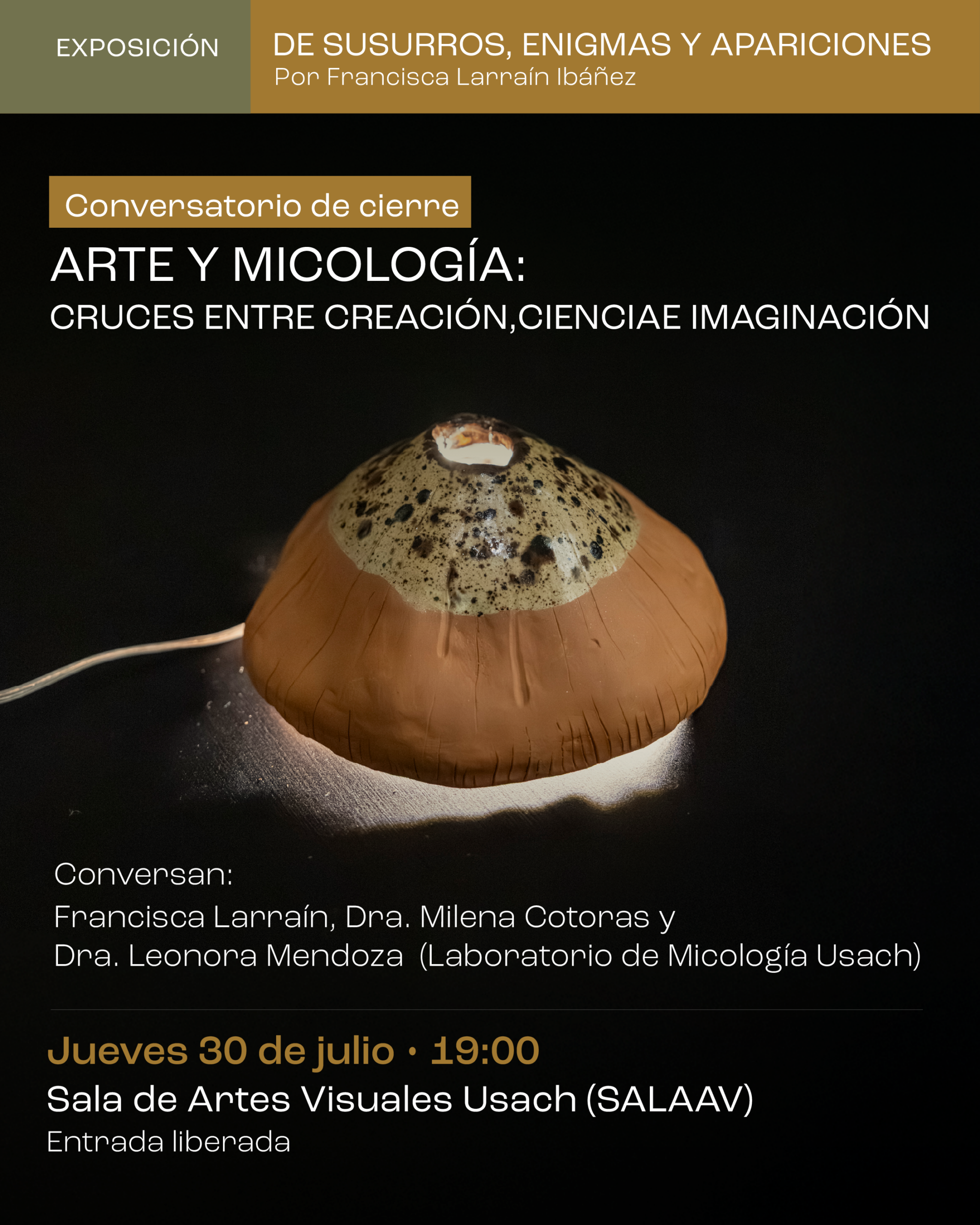 Conversatorio “Arte y micología: cruces entre creación, ciencia e imaginación”