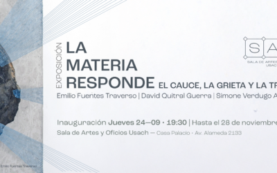 Esculturas en madera, hormigón y fibras textiles llegan a la Sala de Artes y Oficios Usach en nueva exposición